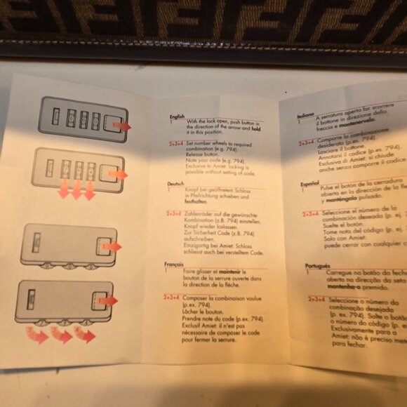 Rare Fendi Vintage Zucca Pattern Canvas Leather Jewelry Box/Handbag - Picture 11 of 16